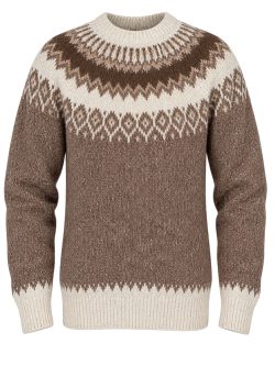 Hand-Knitted Alpaca Wool Camel Highland Men Sweater