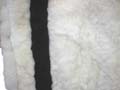 Winter White, Black, Winter White Framed Alpaca Rug
