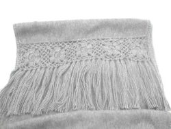 Oatmeal Alpaca Stole Andes Luxe luxury alpaca clothing