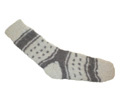 Dots and Stripes Alpaca Wool socks