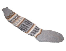 Grey Andean Alpaca Socks
