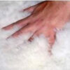 Winter White Round Baby Alpaca Rug