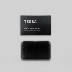 Tessa Facial Detox Soap – Exfoliating Soap with Lavender and Activated Carbon