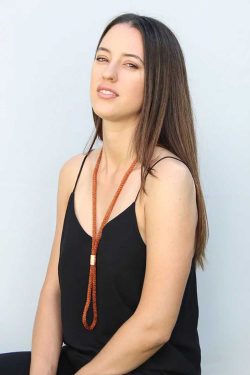 Melita Copper Mesh Necklace Andes Luxe