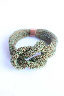 Bruna Copper Mesh Bracelet