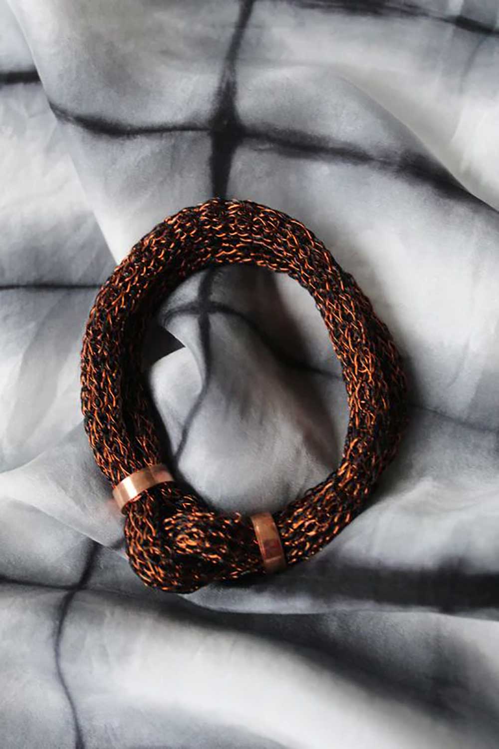 Ania Copper Mesh Bracelet