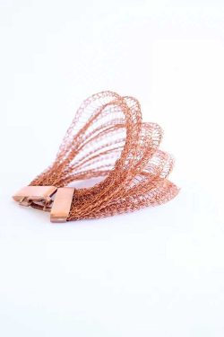 North Copper Mesh Bracelet