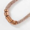 Franca Copper Mesh Necklace