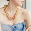 Franca Copper Mesh Necklace