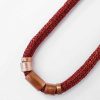 Franca Copper Mesh Necklace