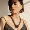 Andora Copper Mesh Necklace