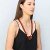 Andora Copper Mesh Necklace