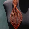 Long North Copper Mesh Necklace