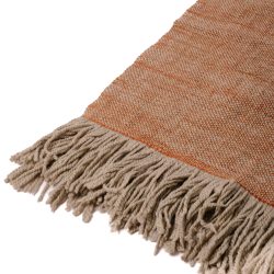 Burnt Orange Loom Stole