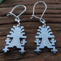 Praying Lükütuwe Sterling Silver Earrings