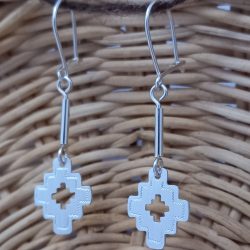 Cross Ngümin Sterling Silver Earrings