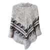 Alpaca Wool Oatmeal Greco Poncho