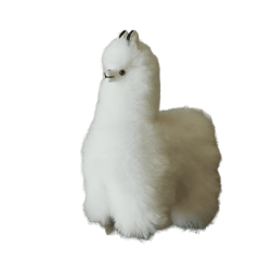 Meet Star: Our Natural White Alpaca Stuffed Toy