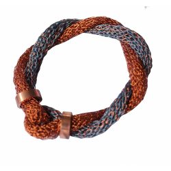 Cayen Copper Mesh Bracelet Andes Luxe