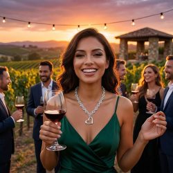 Carolina Sterling Silver Heart Necklace Andes Luxe