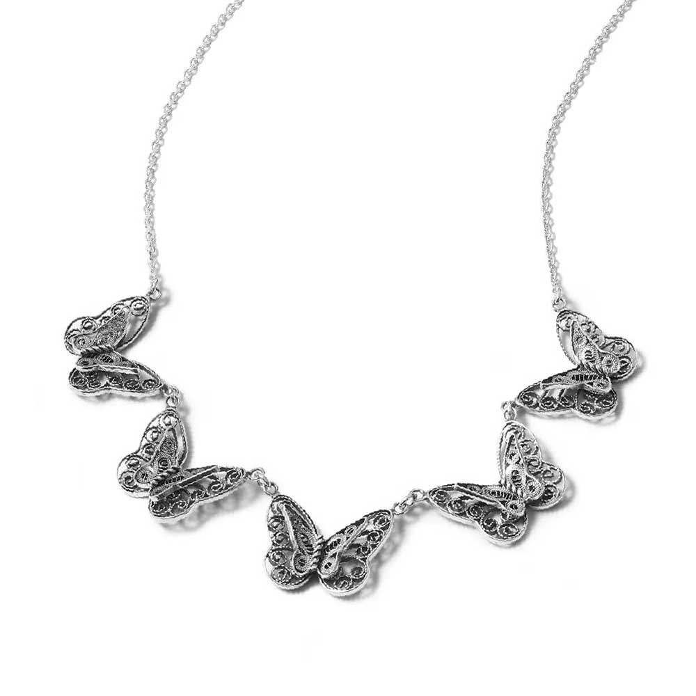 Mia Sterling Silver Necklace Andes Luxe Mia Sterling Silver Necklace