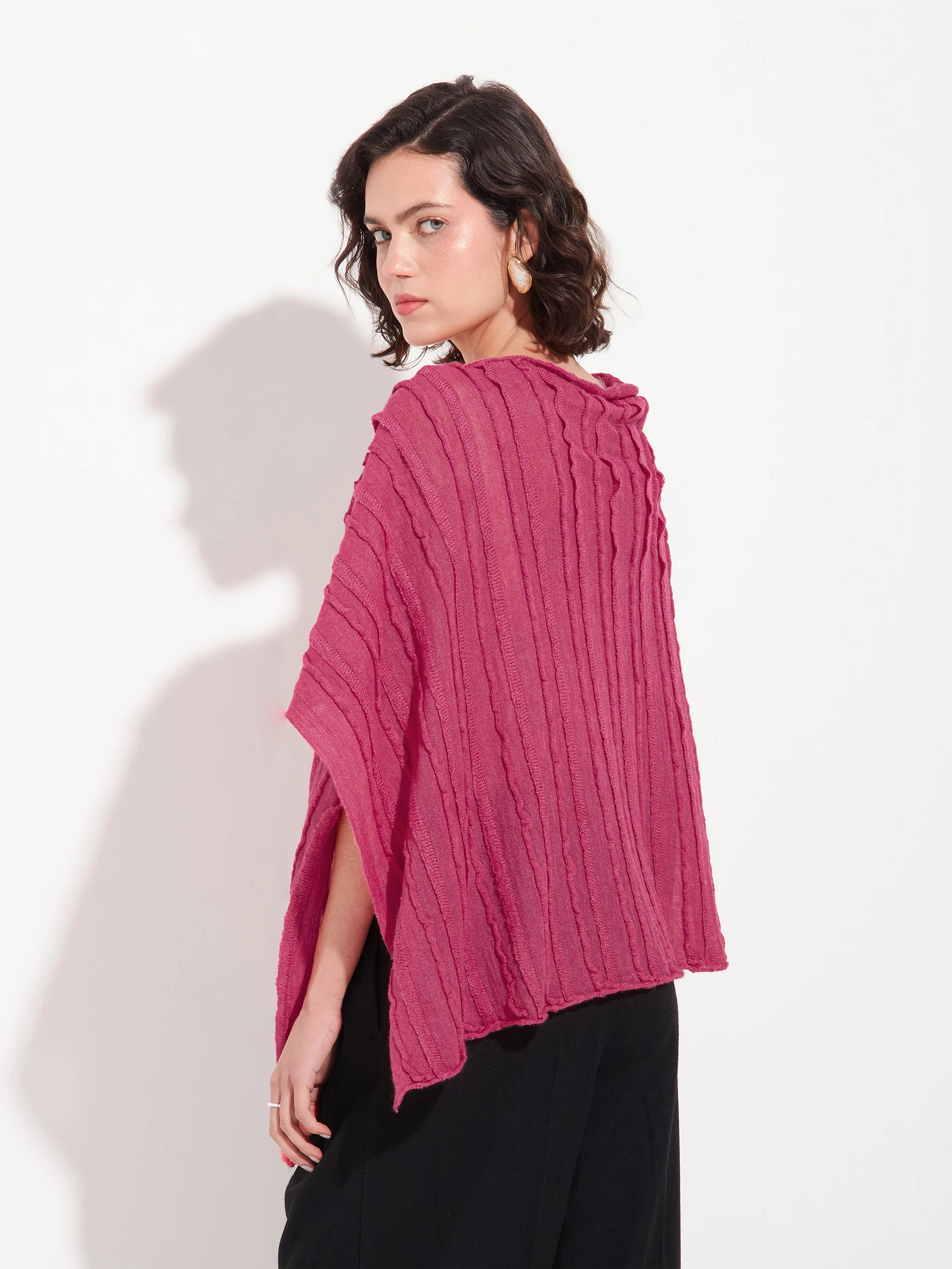 Zarina Baby Alpaca Poncho Andes Luxe Zarina Baby Alpaca Poncho - Image 7