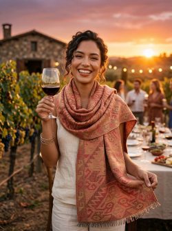 Chancay Baby Alpaca Scarf Andes Luxe