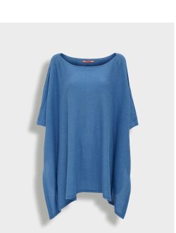 Zarah Cotton and Baby Alpaca Poncho Andes Luxe