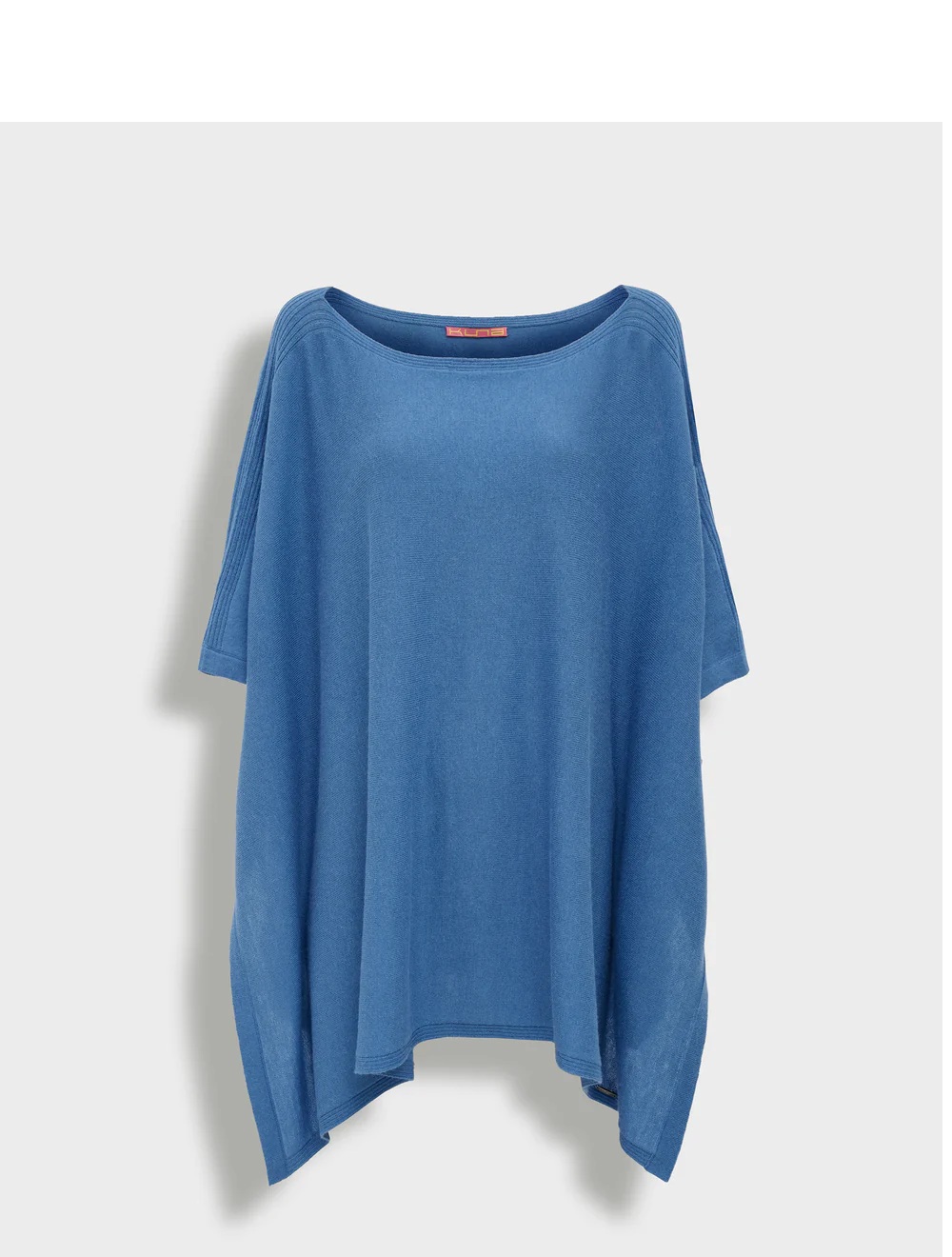 Zarah Cotton and Baby Alpaca Poncho Andes Luxe Zarah Cotton and Baby Alpaca Poncho - Image 2