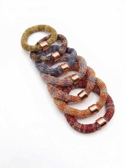 Gala Copper Mesh Bracelet