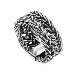 Abdul Men's Sterling Silver Ring