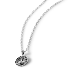Adan Men's Sterling Silver Tree of Life Necklace