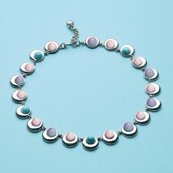 Afrodita Sterling Silver and Gemstone Necklace Andes Luxe Afrodita Sterling Silver and Gemstone Necklace