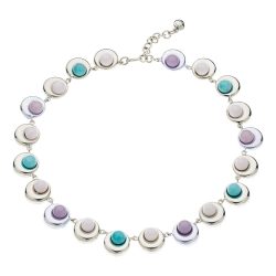 Afrodita Sterling Silver and Gemstone Necklace Andes Luxe Afrodita Sterling Silver and Gemstone Necklace