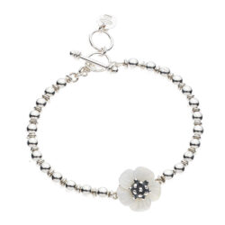 Alegria Sterling Silver and Mother-of-Pearl Bracelet Andes Luxe Alegria Sterling Silver and Mother-of-Pearl Bracelet