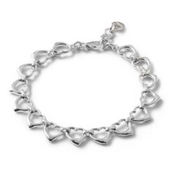 Amalia Sterling Silver Heart Bracelet