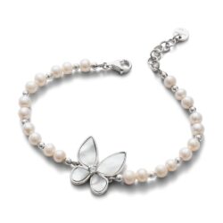 Antonella Sterling Silver and Pearl Bracelet