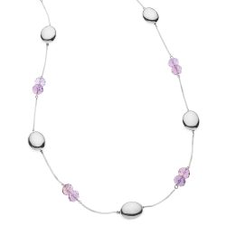 Aviñón Four-Strand Sterling Silver, Pearl and Obsidian Necklace Andes Luxe Aviñón Four-Strand Sterling Silver, Pearl and Obsidian Necklace