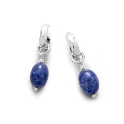 Azulejo Sterling Silver and Sodalite Earrings