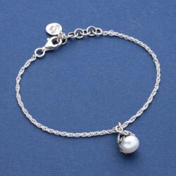 Belona Sterling Silver and Pearl Bracelet