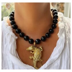 Black Empire Statement Necklace