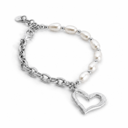 Carmen Sterling Silver and Pearl Bracelet