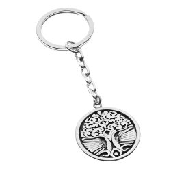 Farid Sterling Silver Keychain