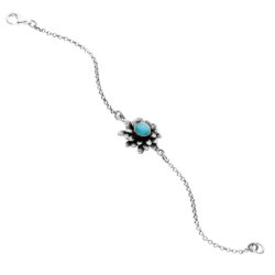 Fiorenza Sterling Silver and Amazonite Bracelet