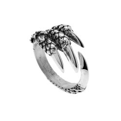 Garra Men's Sterling Silver Claw Ring
