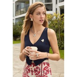 Giada Sterling Silver, Pearl and Sodalite Necklace