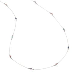 Heidi Sterling Silver and Gemstone Necklace