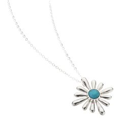 Honolulu Sterling Silver and Amazonite Necklace