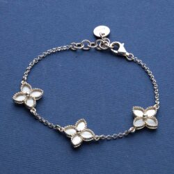 Juno Sterling Silver and Mother-of-Pearl Bracelet