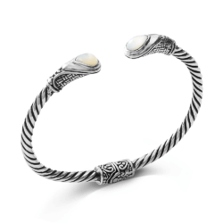 Kanchay Sterling Silver and Mother-of-Pearl Bracelet
